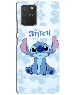 Чехол для Samsung Galaxy S10 Lite с картинкой «Stitch среди цветов» Чехол для Samsung Galaxy S10 Lite с картинкой «Stitch среди цветов»