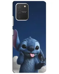 Чехол для Samsung Galaxy S10 Lite с картинкой «Стич в облаках» Чехол для Samsung Galaxy S10 Lite с картинкой «Стич в облаках»