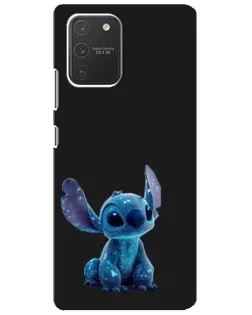 Чехол для Samsung Galaxy S10 Lite с картинкой «Стич на черном» Чехол для Samsung Galaxy S10 Lite с картинкой «Стич на черном»