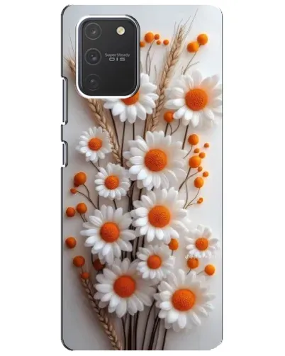 Чехол для Samsung Galaxy S10 Lite с картинкой «Белые сухоцветы» Чехол для Samsung Galaxy S10 Lite с картинкой «Белые сухоцветы»