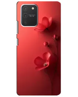 Чехол для Samsung Galaxy S10 Lite с картинкой «Маковые соцветия»