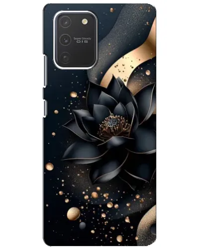 Чехол для Samsung Galaxy S10 Lite с картинкой «Черный лотос» Чехол для Samsung Galaxy S10 Lite с картинкой «Черный лотос»