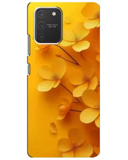 Чехол для Samsung Galaxy S10 Lite с картинкой «Золотые лепестки»