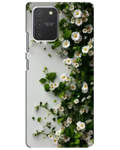 Чехол для Samsung Galaxy S10 Lite с картинкой «Ветка мелких белых цветов» Чехол для Samsung Galaxy S10 Lite с картинкой «Ветка мелких белых цветов»