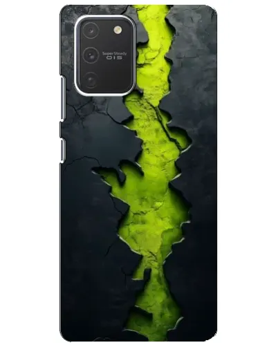 Чехол для Samsung Galaxy S10 Lite с картинкой «Салатовый разлом скалы» Чехол для Samsung Galaxy S10 Lite с картинкой «Салатовый разлом скалы»