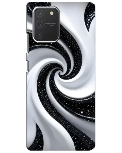 Чехол для Samsung Galaxy S10 Lite с картинкой «Черно-белая спираль» Чехол для Samsung Galaxy S10 Lite с картинкой «Черно-белая спираль»