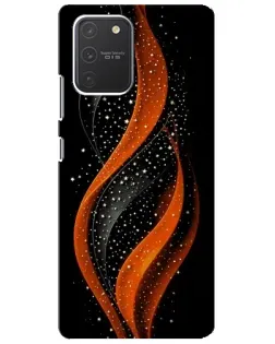 Чехол для Samsung Galaxy S10 Lite с картинкой «Огненная звездная волна»
