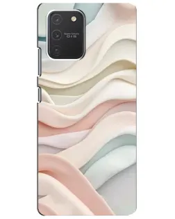 Чехол для Samsung Galaxy S10 Lite с картинкой «Пастельные нежные волны»