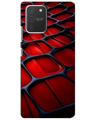 Чехол для Samsung Galaxy S10 Lite с картинкой «Красная глянцевая сетка» Чехол для Samsung Galaxy S10 Lite с картинкой «Красная глянцевая сетка»