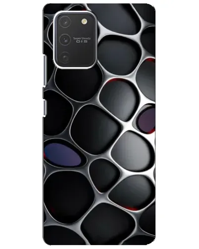 Чехол для Samsung Galaxy S10 Lite с картинкой «Объемная темная решетка» Чехол для Samsung Galaxy S10 Lite с картинкой «Объемная темная решетка»