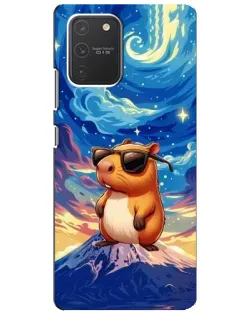 Чехол для Samsung Galaxy S10 Lite с картинкой «Капибара Ван Гога»