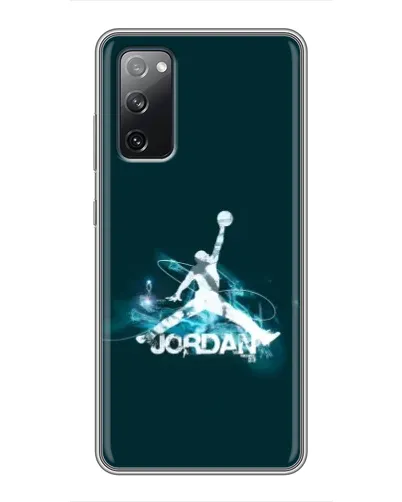 Чехол для Samsung Galaxy S20 FE с картинкой «Jordan Blue Fire»