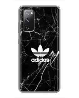 Чехол для Samsung Galaxy S20 FE с картинкой «Белый мрамор Adidas»