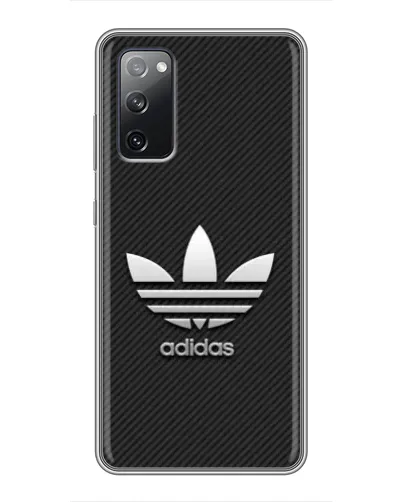 Чехол для Samsung Galaxy S20 FE с картинкой «Adidas Карбоновая текстура» Чехол для Samsung Galaxy S20 FE с картинкой «Adidas Карбоновая текстура»