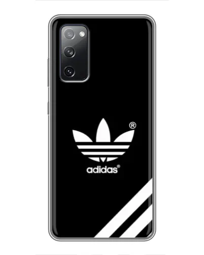 Чехол для Samsung Galaxy S20 FE с картинкой «Adidas с диагональными полосами» Чехол для Samsung Galaxy S20 FE с картинкой «Adidas с диагональными полосами»