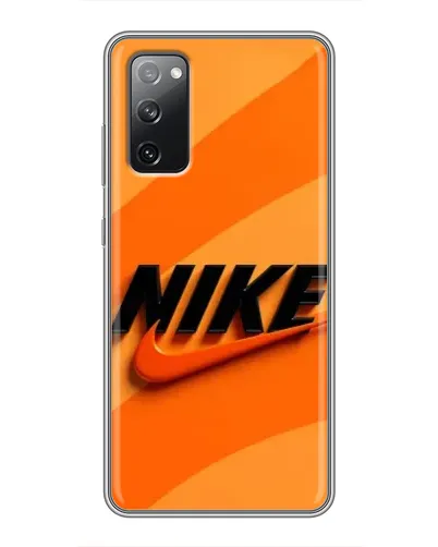 Чехол для Samsung Galaxy S20 FE с картинкой «Оранжевый драйв Nike»