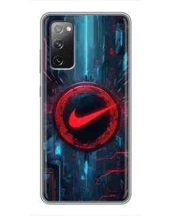 Чехол для Samsung Galaxy S20 FE с картинкой «Техногенный стиль Nike» Чехол для Samsung Galaxy S20 FE с картинкой «Техногенный стиль Nike»