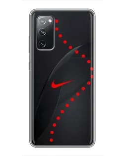 Чехол для Samsung Galaxy S20 FE с картинкой «Абстрактный дизайн Nike» Чехол для Samsung Galaxy S20 FE с картинкой «Абстрактный дизайн Nike»
