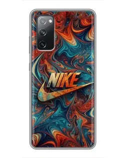 Чехол для Samsung Galaxy S20 FE с картинкой «Nike в абстракции» Чехол для Samsung Galaxy S20 FE с картинкой «Nike в абстракции»