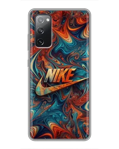 Чехол для Samsung Galaxy S20 FE с картинкой «Nike в абстракции»