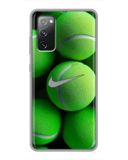 Чехол для Samsung Galaxy S20 FE с картинкой «Теннисные мячи Найк» Чехол для Samsung Galaxy S20 FE с картинкой «Теннисные мячи Найк»