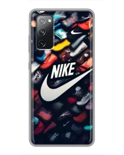 Чехол для Samsung Galaxy S20 FE с картинкой «Коллекция кроссовок Nike» Чехол для Samsung Galaxy S20 FE с картинкой «Коллекция кроссовок Nike»