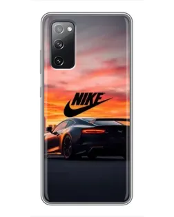 Чехол для Samsung Galaxy S20 FE с картинкой «Nike и суперкар» Чехол для Samsung Galaxy S20 FE с картинкой «Nike и суперкар»