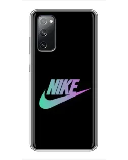 Чехол для Samsung Galaxy S20 FE с картинкой «Nike — городская ночь» Чехол для Samsung Galaxy S20 FE с картинкой «Nike — городская ночь»