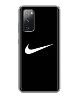Чехол для Samsung Galaxy S20 FE с картинкой «Минималистический Найк» Чехол для Samsung Galaxy S20 FE с картинкой «Минималистический Найк»