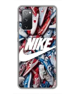 Чехол для Samsung Galaxy S20 FE с картинкой «Коллаж кроссовок Найк» Чехол для Samsung Galaxy S20 FE с картинкой «Коллаж кроссовок Найк»