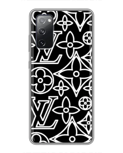Чехол для Samsung Galaxy S20 FE с картинкой «Черно-белый узор LV» Чехол для Samsung Galaxy S20 FE с картинкой «Черно-белый узор LV»