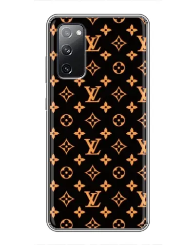 Чехол для Samsung Galaxy S20 FE с картинкой «Золотая монограмма LV» Чехол для Samsung Galaxy S20 FE с картинкой «Золотая монограмма LV»