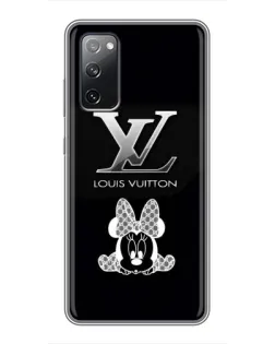 Чехол для Samsung Galaxy S20 FE с картинкой «LV и Минни Маус»