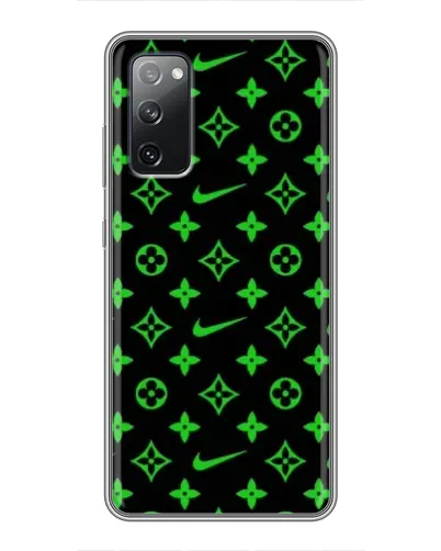 Чехол для Samsung Galaxy S20 FE с картинкой «Неоновый принт LV» Чехол для Samsung Galaxy S20 FE с картинкой «Неоновый принт LV»
