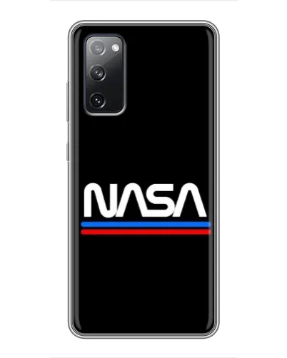 Чехол для Samsung Galaxy S20 FE с картинкой «NASA — классика Red Blue» Чехол для Samsung Galaxy S20 FE с картинкой «NASA — классика Red Blue»