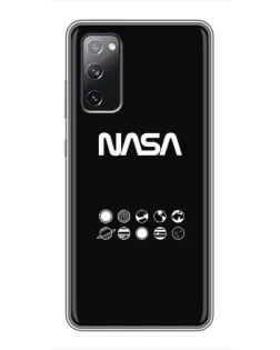 Чехол для Samsung Galaxy S20 FE с картинкой «NASA — технический принт» Чехол для Samsung Galaxy S20 FE с картинкой «NASA — технический принт»