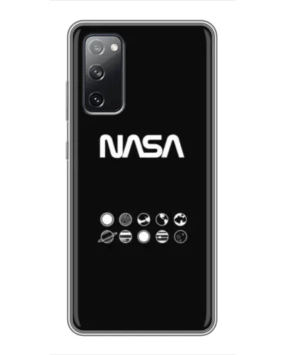 Чехол для Samsung Galaxy S20 FE с картинкой «NASA — технический принт» Чехол для Samsung Galaxy S20 FE с картинкой «NASA — технический принт»