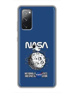 Чехол для Samsung Galaxy S20 FE с картинкой «NASA — лунная миссия» Чехол для Samsung Galaxy S20 FE с картинкой «NASA — лунная миссия»
