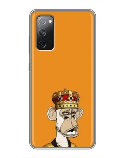 Чохол для Samsung Galaxy S20 FE з картинкою «Золота мавпа Bored Ape» Чохол для Samsung Galaxy S20 FE з картинкою «Золота мавпа Bored Ape»