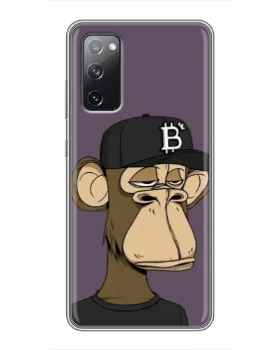 Чехол для Samsung Galaxy S20 FE с картинкой «Bored Ape в кепке»