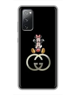 Чохол для Samsung Galaxy S20 FE з картинкою «Мінні Маус на лого» Чохол для Samsung Galaxy S20 FE з картинкою «Мінні Маус на лого»
