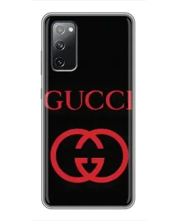 Чохол для Samsung Galaxy S20 FE з картинкою «Gucci — червоний логотип» Чохол для Samsung Galaxy S20 FE з картинкою «Gucci — червоний логотип»
