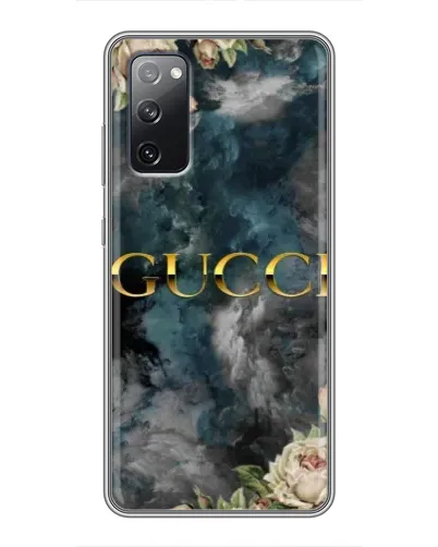 Чехол для Samsung Galaxy S20 FE с картинкой «Абстрактные цветы Gucci»