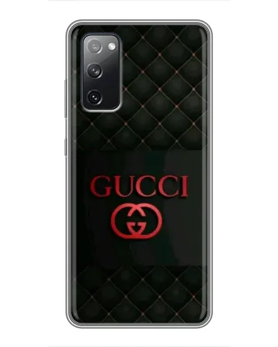 Чехол для Samsung Galaxy S20 FE с картинкой «Gucci — стеганый черный»