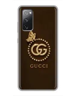 Чохол для Samsung Galaxy S20 FE з картинкою «Gucci — золотий метелик» Чохол для Samsung Galaxy S20 FE з картинкою «Gucci — золотий метелик»