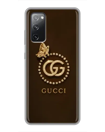 Чехол для Samsung Galaxy S20 FE с картинкой «Gucci — золотая бабочка»