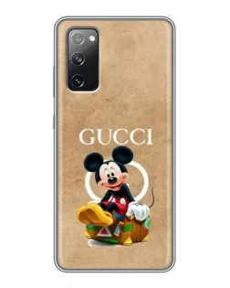 Чохол для Samsung Galaxy S20 FE з картинкою «Міккі Маус Gucci — крафт» Чохол для Samsung Galaxy S20 FE з картинкою «Міккі Маус Gucci — крафт»