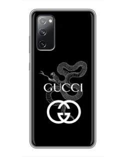 Чохол для Samsung Galaxy S20 FE з картинкою «Gucci — срібна змія» Чохол для Samsung Galaxy S20 FE з картинкою «Gucci — срібна змія»