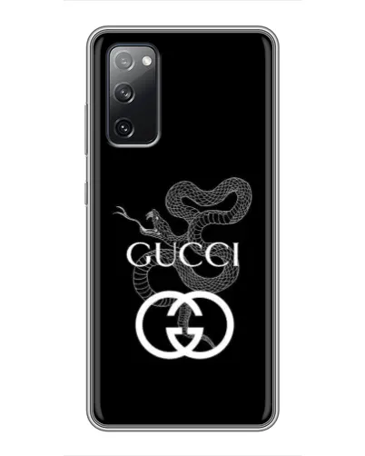 Чехол для Samsung Galaxy S20 FE с картинкой «Gucci — серебряная змея»