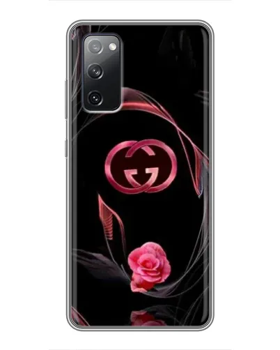 Чехол для Samsung Galaxy S20 FE с картинкой «Gucci — неоновая роза»